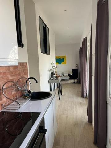 Superbe Appartement Grande Corniche Vue Sur Mer Nice A 4 Min Du Centre Ville Exterior foto